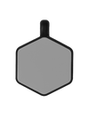 Grey Hex Silicone Dog ID Tag