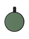 Green Round Silicone Dog ID Tag