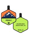 Mountain Silicone Dog ID Tag