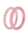 Women's Bead & Classic Blush & Pink Double Stack