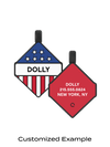 Folds of Honor Diamond Dog ID Tag