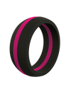Men's Thin Pink Line Classic Silicone Ring