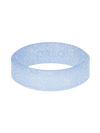 Women's Blue Radiant Sky Modern Silicone Ring