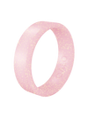Women's Pink Pixie Dust Modern Silicone Ring