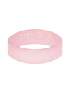 Women's Pink Pixie Dust Modern Silicone Ring