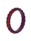 Women's Holographic Twist Stackable Silicone Ring