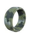 Men's Brush Camo Step Edge Q2X™ Silicone Ring