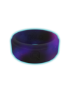 Men's Aqua Galaxy Glow Silicone Ring