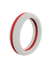 Men's Thin Red Line Silicone Ring