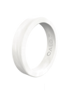 Women's Stackable Smooth Silicone Ring - Pearl