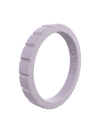 Women's Stackable Step Silicone Ring - Amethyst