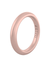Women's Metallic Classic Stackable Silicone Ring