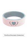 Women's Heart Antler Silicone Ring